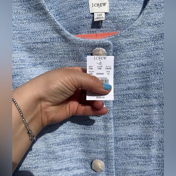 J Crew Tweed Lady Jacket NWT - Picture 7 of 8